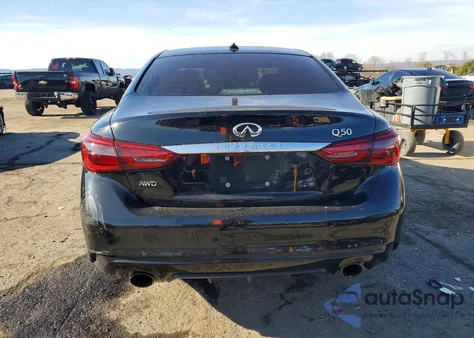 2019 Infiniti Q50 Luxe z USA, uszkodzony, nr VIN JN1EV7AR3KM592280